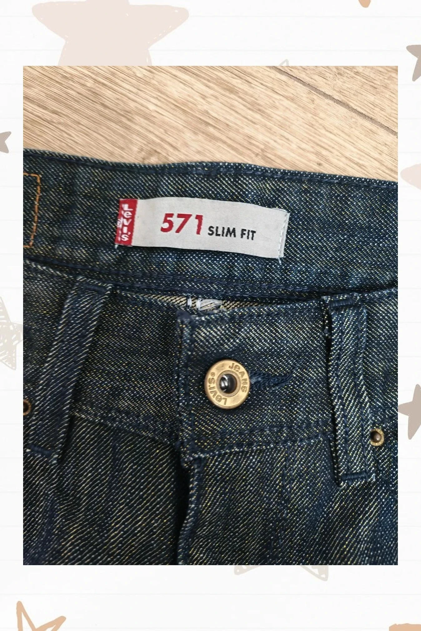 Vaqueros Levi's con bandas laterales  - Talla S/M – photo 2